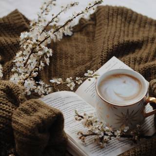 Autumn dark academia wallpaper