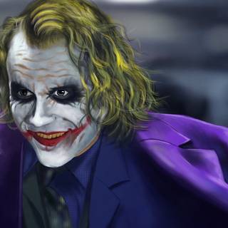 Joker portrait 4k wallpaper