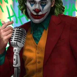 Joker portrait 4k wallpaper