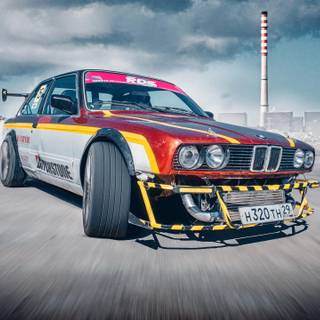 Car drift 4k wallpaper