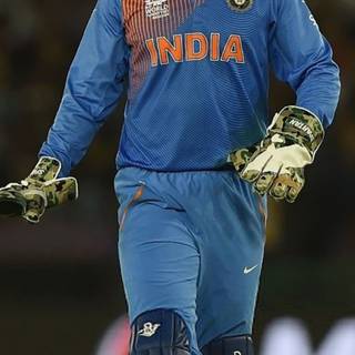 India Dhoni 4k Android wallpaper