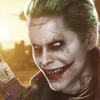 Joker portrait 4k wallpaper