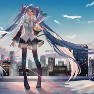 Anime clean 4k wallpaper