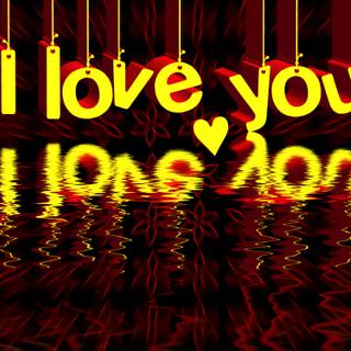 I Love You 4k wallpaper