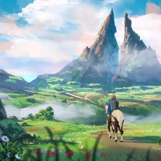 4k cartoon landscape wallpaper