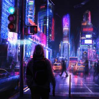 Desktop neon 4k wallpaper