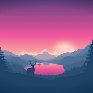 4k cartoon landscape wallpaper