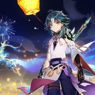 Xiao Genshin 4k wallpaper