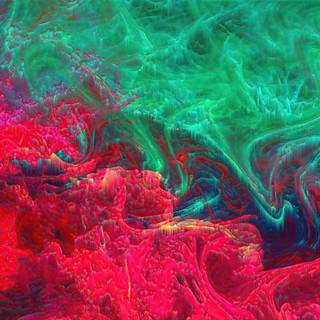 Red and green 4k wallpaper