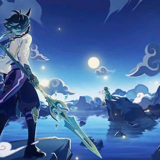 Xiao Genshin 4k wallpaper