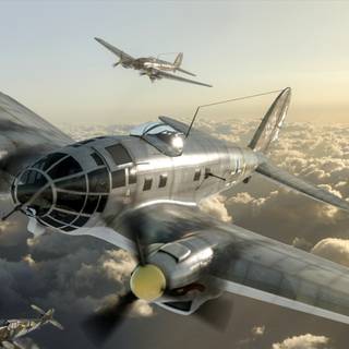 World War II fighter planes 4k wallpaper