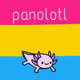 Pride axolotl wallpaper