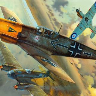 World War II fighter planes 4k wallpaper