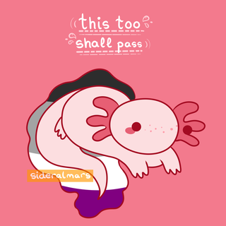 Pride axolotl wallpaper