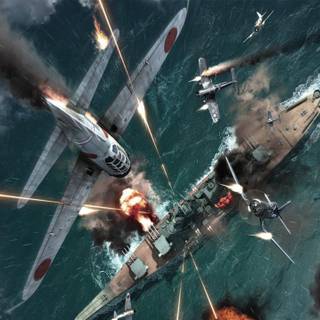World War II fighter planes 4k wallpaper