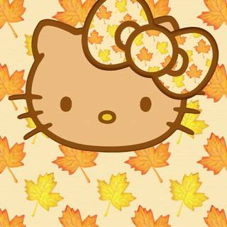 Sanrio fall wallpaper