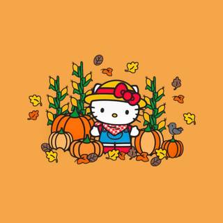 Sanrio fall wallpaper