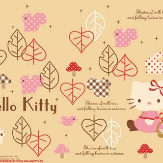 Sanrio fall wallpaper