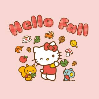 Sanrio fall wallpaper