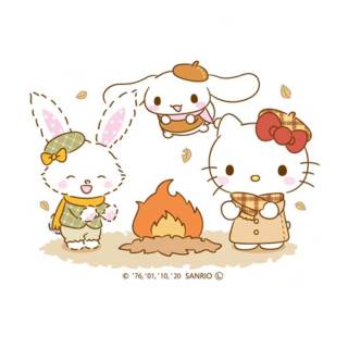 Sanrio fall wallpaper