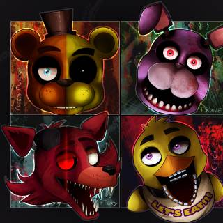 FNAF laptop wallpaper