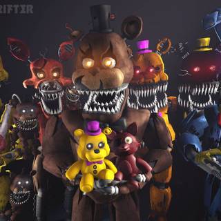 FNAF laptop wallpaper