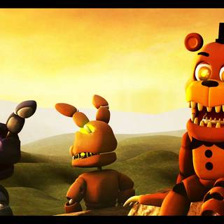 FNAF laptop wallpaper