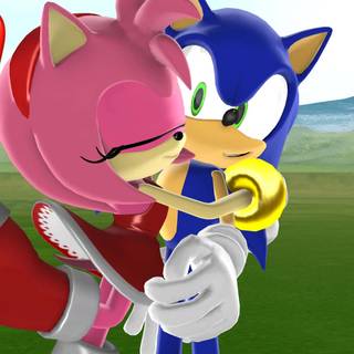 Sonic kiss wallpaper