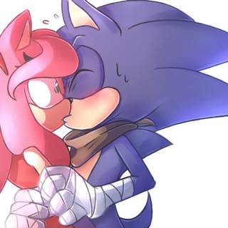 Sonic kiss wallpaper
