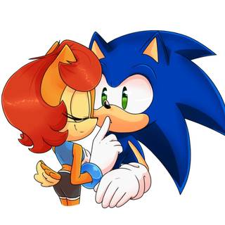 Sonic kiss wallpaper