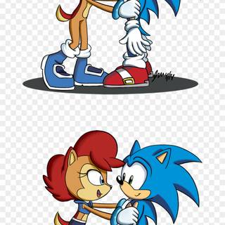Sonic kiss wallpaper
