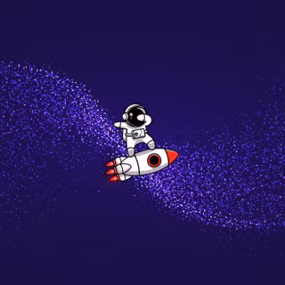 Astronaut anime wallpaper