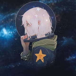 Astronaut anime wallpaper