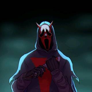 Demon Ghostface wallpaper
