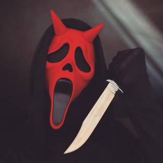 Demon Ghostface wallpaper