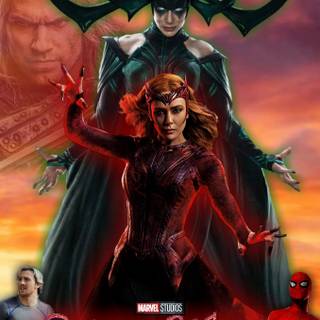 Scarlet Witch and Hela wallpaper
