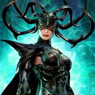 Scarlet Witch and Hela wallpaper