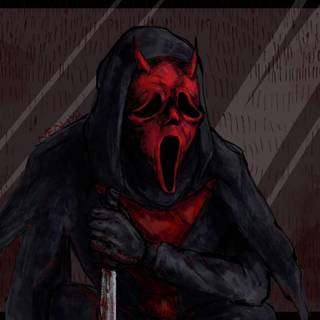 Demon Ghostface wallpaper