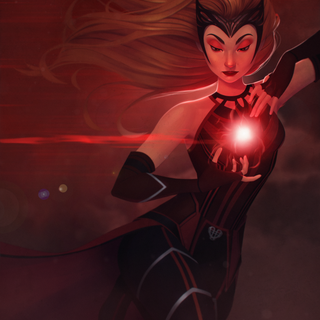 Scarlet Witch and Hela wallpaper