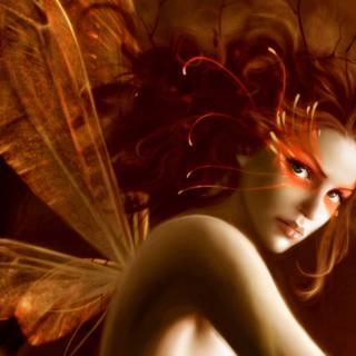 Fire Fairy wallpaper