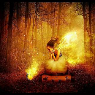 Fire Fairy wallpaper