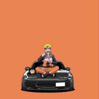 Cars and anime wallpaper