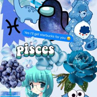 Blue Pisces wallpaper
