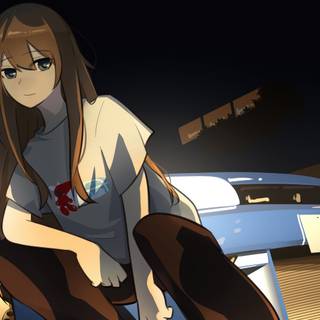 Cars and anime wallpaper