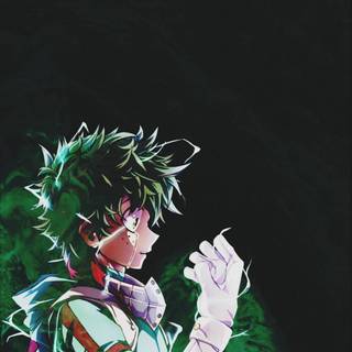 My Hero Academia Izuku Midoriya iPhone wallpaper