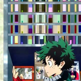 My Hero Academia Izuku Midoriya iPhone wallpaper