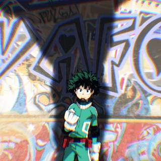 My Hero Academia Izuku Midoriya iPhone wallpaper