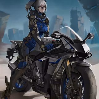 Anime motor wallpaper