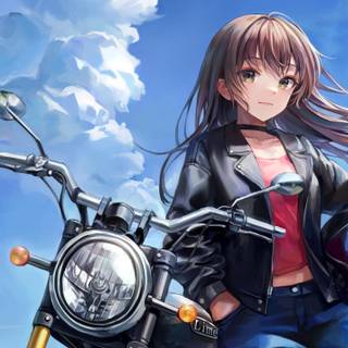 Anime motor wallpaper