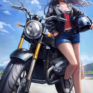 Anime motor wallpaper